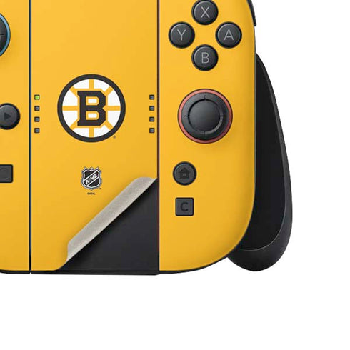 NHL Boston Bruins Solid Background Nintendo Switch 2 (2025) Joy-Con Controller Skin