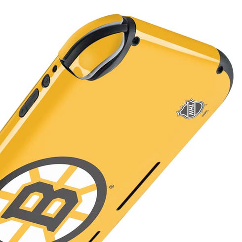 NHL Boston Bruins Solid Background Nintendo Switch Lite Skin