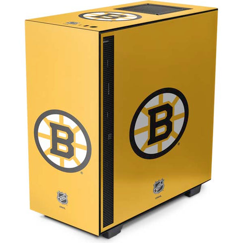 NHL Boston Bruins Solid Background NZXT H510 Compact ATX Mid-Tower Case Skin