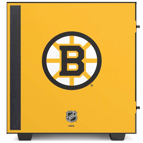 NHL Boston Bruins Solid Background NZXT H510 Compact ATX Mid-Tower Case Skin