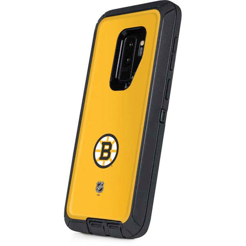 NHL Boston Bruins Solid Background Otterbox Defender Galaxy Skin