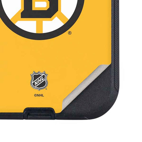NHL Boston Bruins Solid Background Otterbox Defender iPhone Skin