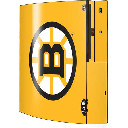 NHL Boston Bruins Solid Background Playstation 3 & PS3 Skin