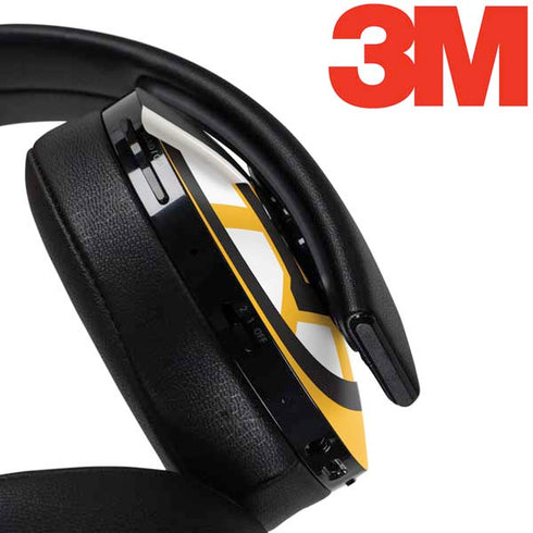 NHL Boston Bruins Solid Background PlayStation 4 Gold Wireless Headset Skin