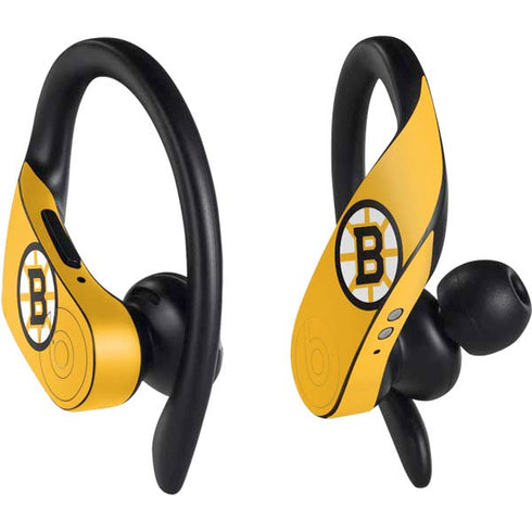 NHL Boston Bruins Solid Background PowerBeats Pro Skin