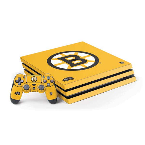NHL Boston Bruins Solid Background PlayStation PS4 Skins