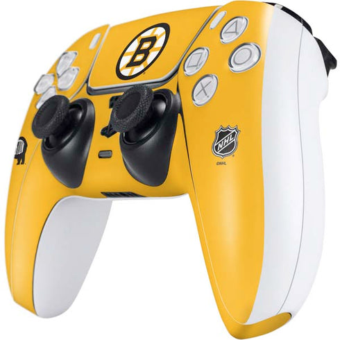 NHL Boston Bruins Solid Background PS5 Controller Skin