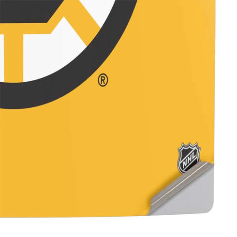 NHL Boston Bruins Solid Background PS5 Pro Console Skin