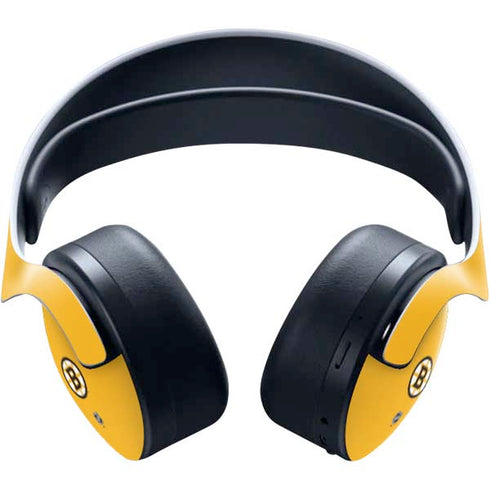 NHL Boston Bruins Solid Background PULSE 3D Wireless Headset for PS5 Skin