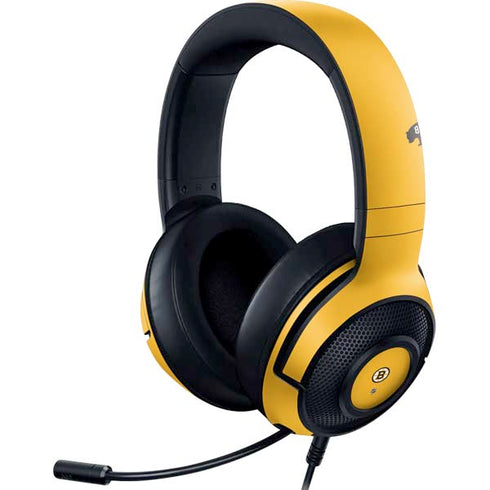 NHL Boston Bruins Solid Background Razer Kraken X Skin