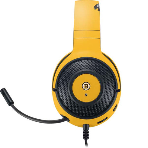 NHL Boston Bruins Solid Background Razer Kraken X Skin