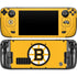 NHL Boston Bruins Solid Background Steam Deck Handheld Gaming Computer Skin