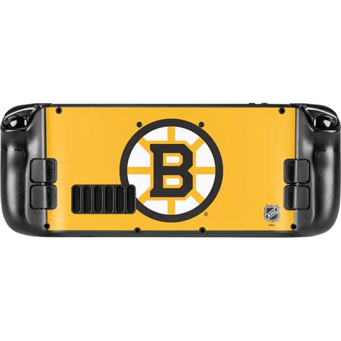 NHL Boston Bruins Solid Background Steam Deck Handheld Gaming Computer Skin