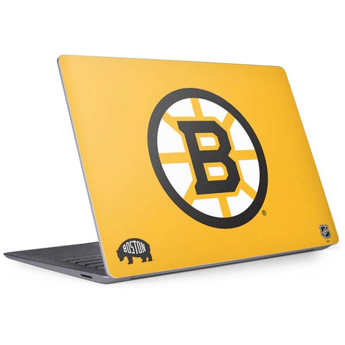 NHL Boston Bruins Solid Background Surface Laptop 3 13.5in Skin