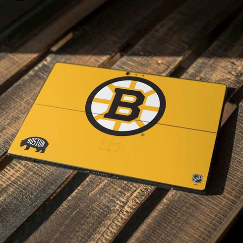 NHL Boston Bruins Solid Background Surface Pro 6 Skin