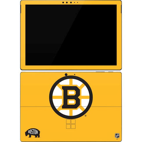 NHL Boston Bruins Solid Background Surface Pro 7 Skin