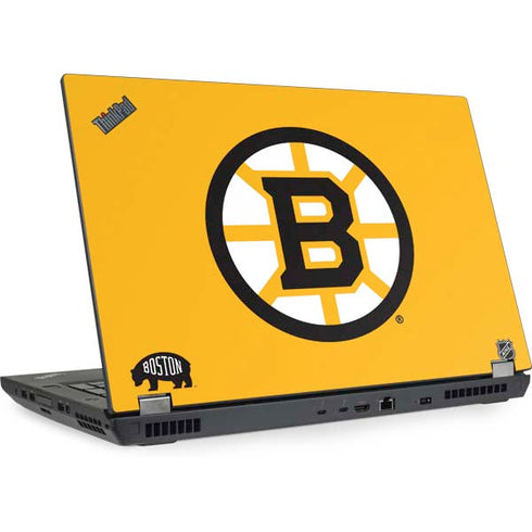NHL Boston Bruins Solid Background Lenovo ThinkPad Skin