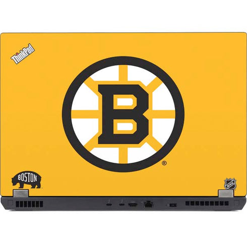 NHL Boston Bruins Solid Background Lenovo ThinkPad Skin