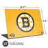 NHL Boston Bruins Solid Background Universal Laptop 13in (10.6 x 7.6in) Skin