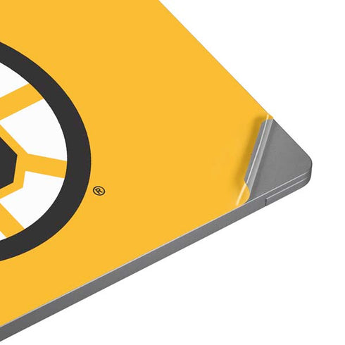 NHL Boston Bruins Solid Background Laptop Skins