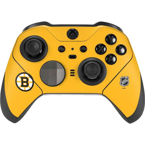NHL Boston Bruins Solid Background Xbox Elite Wireless Controller Series 2 Skin