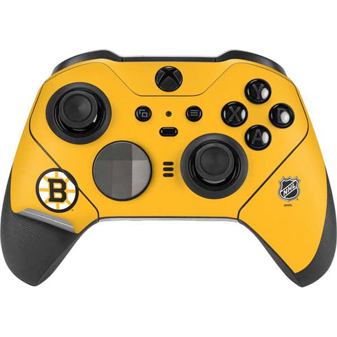 NHL Boston Bruins Solid Background Xbox Elite Wireless Controller Series 2 Skin