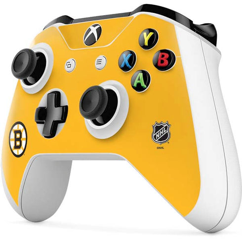 NHL Boston Bruins Solid Background Xbox One S All-Digital Edition Bundle Skin