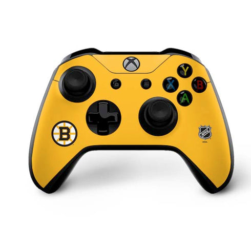 NHL Boston Bruins Solid Background Xbox One X Bundle Skin