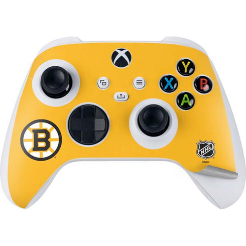 NHL Boston Bruins Solid Background Xbox Series S Bundle Skin