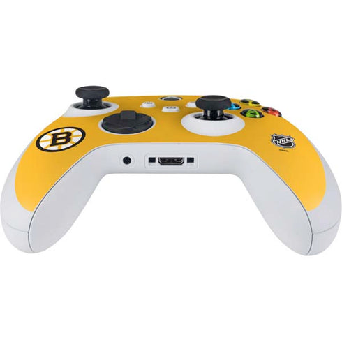 NHL Boston Bruins Solid Background Xbox Series S Controller Skin