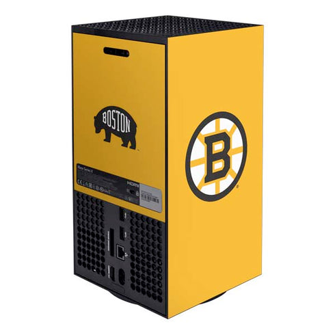 NHL Boston Bruins Solid Background Xbox Series X Bundle Skin