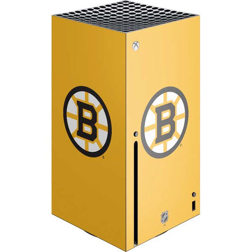 NHL Boston Bruins Solid Background Xbox Series X Console Skin