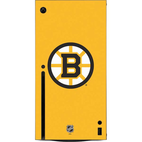 NHL Boston Bruins Solid Background Xbox Series X Console Skin