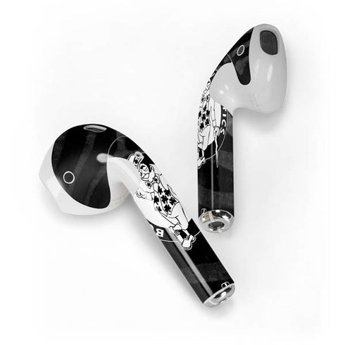 NBA Boston Celtics Black Animal Print Apple AirPods Skin