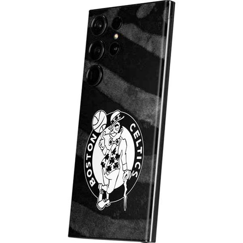 NBA Boston Celtics Black Animal Print Galaxy Skins