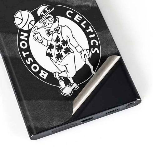 NBA Boston Celtics Black Animal Print Galaxy Skins