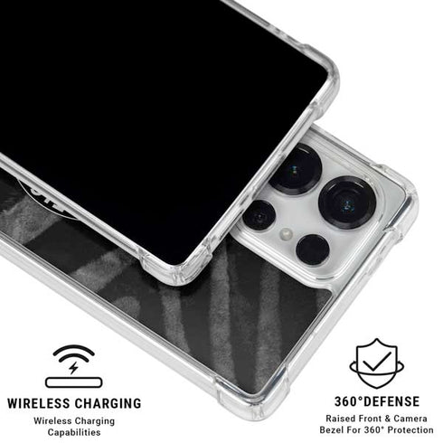 NBA Boston Celtics Black Animal Print Galaxy S26 Ultra Clear Case