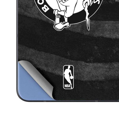 NBA Boston Celtics Black Animal Print Galaxy Z Fold5 5G Skin