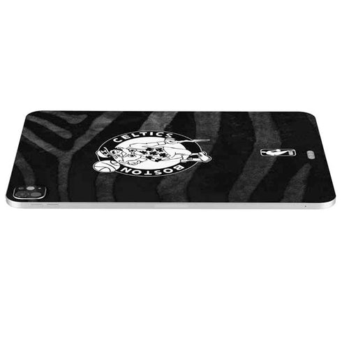 NBA Boston Celtics Black Animal Print iPad Pro 13in M4 (2024) Skin