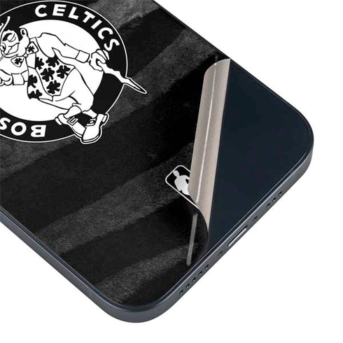 NBA Boston Celtics Black Animal Print iPhone 15 Skin
