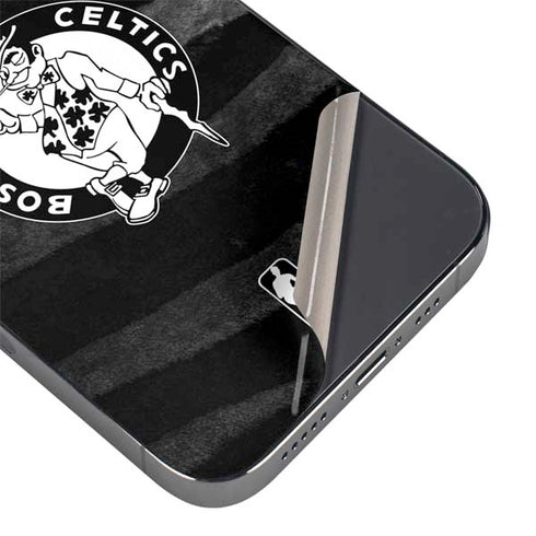 NBA Boston Celtics Black Animal Print iPhone 16 Pro Skin