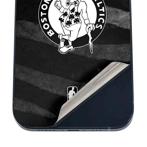 NBA Boston Celtics Black Animal Print iPhone 16 Skin