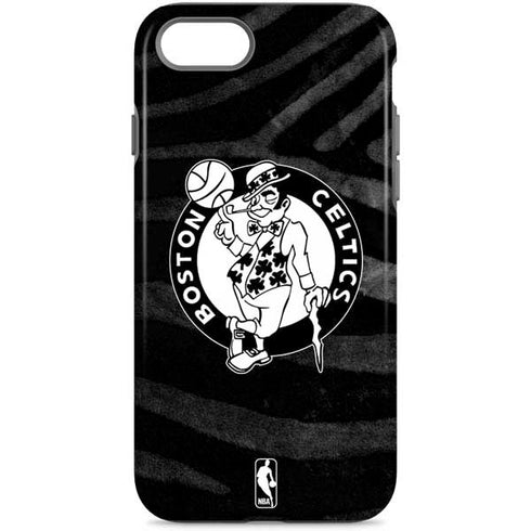 NBA Boston Celtics Black Animal Print iPhone Cases