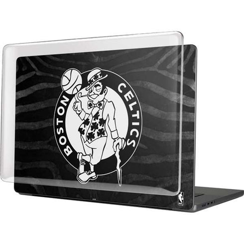 NBA Boston Celtics Black Animal Print MacBook Cases