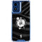 NBA Boston Celtics Black Animal Print Moto G Play 4G (2024) Clear Case
