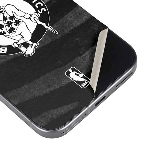 NBA Boston Celtics Black Animal Print Pixel 9 Pro XL Skin