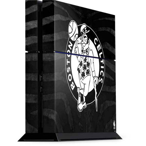 NBA Boston Celtics Black Animal Print PlayStation PS4 Skins