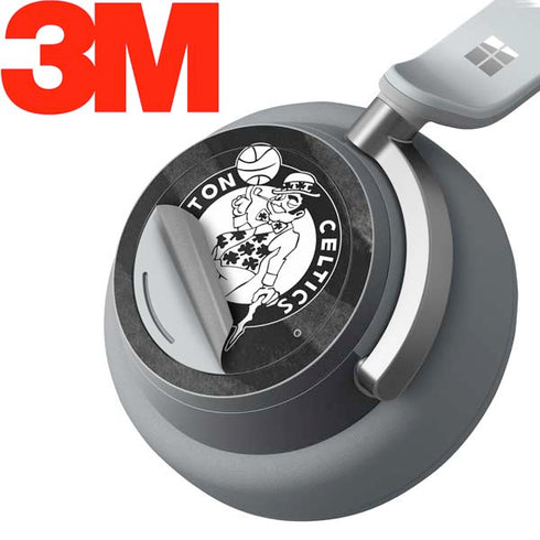 NBA Boston Celtics Black Animal Print Surface Headphones Skin