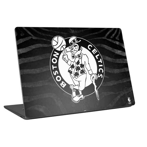 NBA Boston Celtics Black Animal Print Laptop Skins