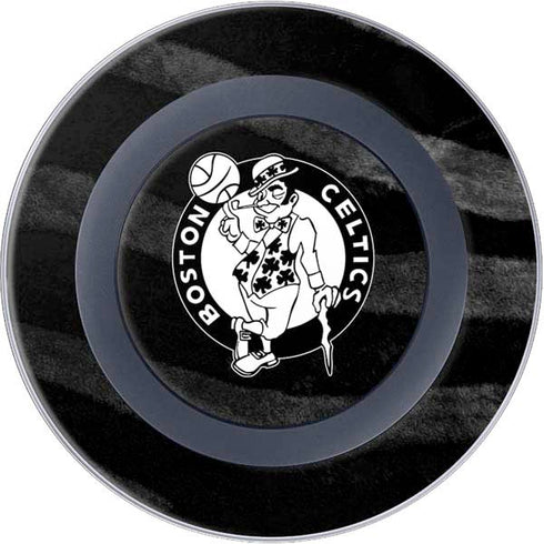NBA Boston Celtics Black Animal Print Wireless Charger Skin